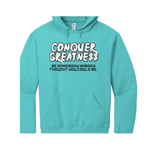 CG CONQUER 2 HOODIE - AQUA